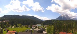 Archiv Foto Webcam Rundblick Leutasch 11:00