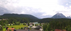 Archiv Foto Webcam Rundblick Leutasch 13:00