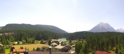 Archiv Foto Webcam Rundblick Leutasch 13:00