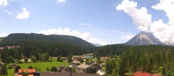 Archiv Foto Webcam Rundblick Leutasch 11:00