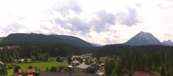 Archiv Foto Webcam Rundblick Leutasch 13:00