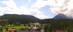 Archiv Foto Webcam Rundblick Leutasch 13:00