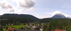 Archiv Foto Webcam Rundblick Leutasch 11:00