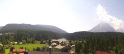 Archiv Foto Webcam Rundblick Leutasch 13:00