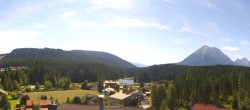 Archiv Foto Webcam Rundblick Leutasch 13:00