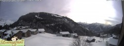 Archived image Webcam Restaurant Bodmenstübli in Bodmen, Leukerbad 09:00