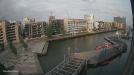 Archived image Webcam Harbour Hall Hamburg 22:00