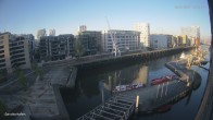 Archiv Foto Webcam Hamburg: HafenCity und Elbphilharmonie 06:00
