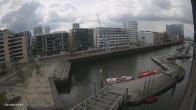 Archiv Foto Webcam Hamburg: HafenCity und Elbphilharmonie 12:00