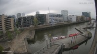 Archiv Foto Webcam Hamburg: HafenCity und Elbphilharmonie 14:00