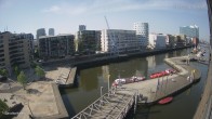 Archiv Foto Webcam Hamburg: HafenCity und Elbphilharmonie 09:00