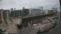 Archiv Foto Webcam Hamburg: HafenCity und Elbphilharmonie 19:00