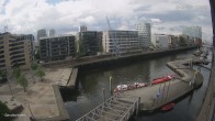 Archiv Foto Webcam Hamburg: HafenCity und Elbphilharmonie 09:00