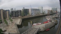 Archiv Foto Webcam Hamburg: HafenCity und Elbphilharmonie 08:00