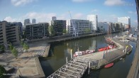 Archiv Foto Webcam Hamburg: HafenCity und Elbphilharmonie 08:00
