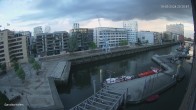 Archiv Foto Webcam Hamburg: HafenCity und Elbphilharmonie 19:00