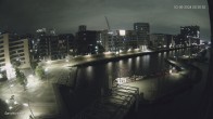 Archiv Foto Webcam Hamburg: HafenCity und Elbphilharmonie 23:00