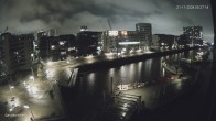 Archived image Webcam Harbour Hall Hamburg 23:00