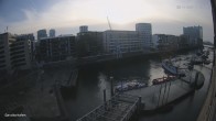 Archiv Foto Webcam Hamburg: HafenCity und Elbphilharmonie 13:00