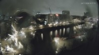 Archiv Foto Webcam Hamburg: HafenCity und Elbphilharmonie 01:00