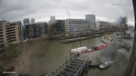 Archiv Foto Webcam Hamburg: HafenCity und Elbphilharmonie 13:00