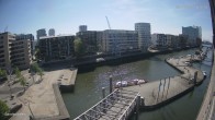 Archiv Foto Webcam Hamburg: HafenCity und Elbphilharmonie 13:00