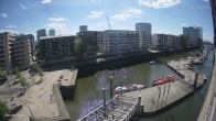 Archiv Foto Webcam Hamburg: HafenCity und Elbphilharmonie 13:00