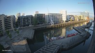 Archiv Foto Webcam Hamburg: HafenCity und Elbphilharmonie 05:00