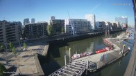 Archiv Foto Webcam Hamburg: HafenCity und Elbphilharmonie 08:00