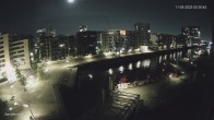 Archiv Foto Webcam Hamburg: HafenCity und Elbphilharmonie 23:00