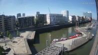 Archiv Foto Webcam Hamburg: HafenCity und Elbphilharmonie 09:00