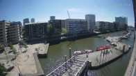 Archiv Foto Webcam Hamburg: HafenCity und Elbphilharmonie 13:00