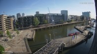 Archiv Foto Webcam Hamburg: HafenCity und Elbphilharmonie 17:00