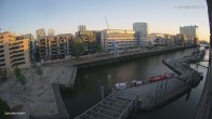 Archiv Foto Webcam Hamburg: HafenCity und Elbphilharmonie 19:00
