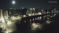 Archiv Foto Webcam Hamburg: HafenCity und Elbphilharmonie 23:00