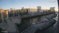 Archiv Foto Webcam Hamburg: HafenCity und Elbphilharmonie 19:00
