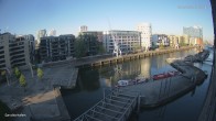 Archiv Foto Webcam Hamburg: HafenCity und Elbphilharmonie 05:00