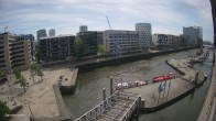 Archiv Foto Webcam Hamburg: HafenCity und Elbphilharmonie 13:00