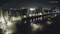 Archiv Foto Webcam Hamburg: HafenCity und Elbphilharmonie 23:00