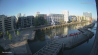Archiv Foto Webcam Hamburg: HafenCity und Elbphilharmonie 05:00