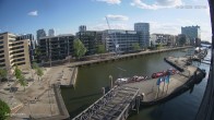 Archiv Foto Webcam Hamburg: HafenCity und Elbphilharmonie 17:00