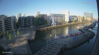 Archiv Foto Webcam Hamburg: HafenCity und Elbphilharmonie 05:00