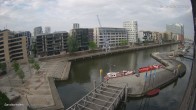 Archiv Foto Webcam Hamburg: HafenCity und Elbphilharmonie 13:00