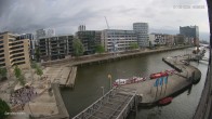 Archiv Foto Webcam Hamburg: HafenCity und Elbphilharmonie 17:00