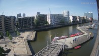 Archiv Foto Webcam Hamburg: HafenCity und Elbphilharmonie 09:00