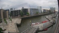 Archiv Foto Webcam Hamburg: HafenCity und Elbphilharmonie 17:00