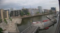 Archiv Foto Webcam Hamburg: HafenCity und Elbphilharmonie 19:00