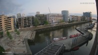 Archiv Foto Webcam Hamburg: HafenCity und Elbphilharmonie 19:00