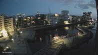Archiv Foto Webcam Hamburg: HafenCity und Elbphilharmonie 21:00
