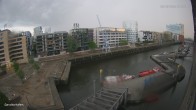 Archiv Foto Webcam Hamburg: HafenCity und Elbphilharmonie 19:00